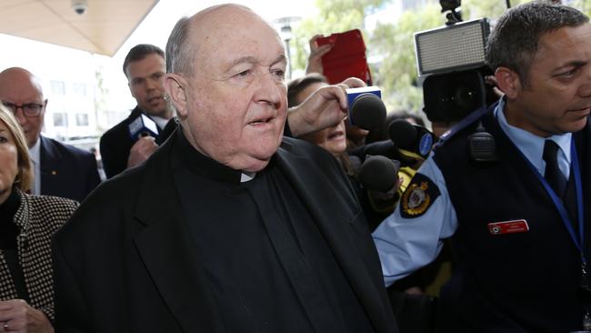 Archbishop Philip Wilson is appealing his 12-month sentence for concealing child sex abuse. Picture: AAP / Darren Pateman