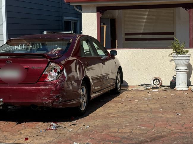 The scene of a fatal crash on Cornelia St in Wiley Park, where police say a young man was hit and killed by an out of control car that left the road. Picture: Amaani Siddeek