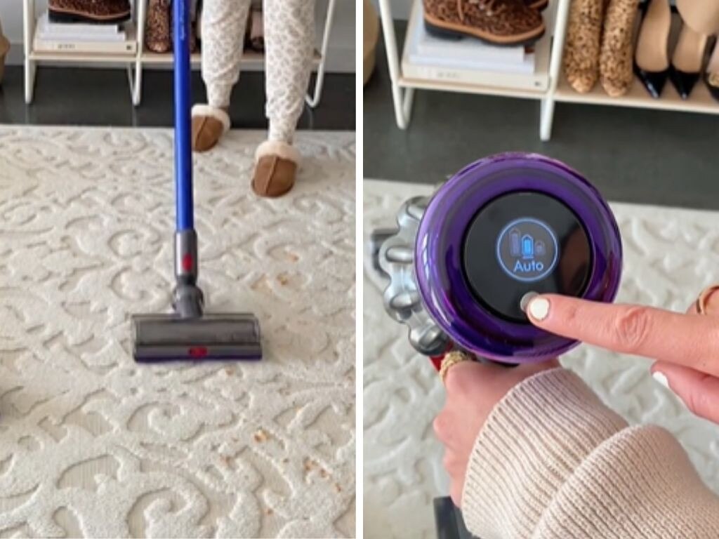 The Dyson V11 cordless vacuum has been a favourite for years and it's now $421 off. Picture: TikTok/@thehouseofsequins.