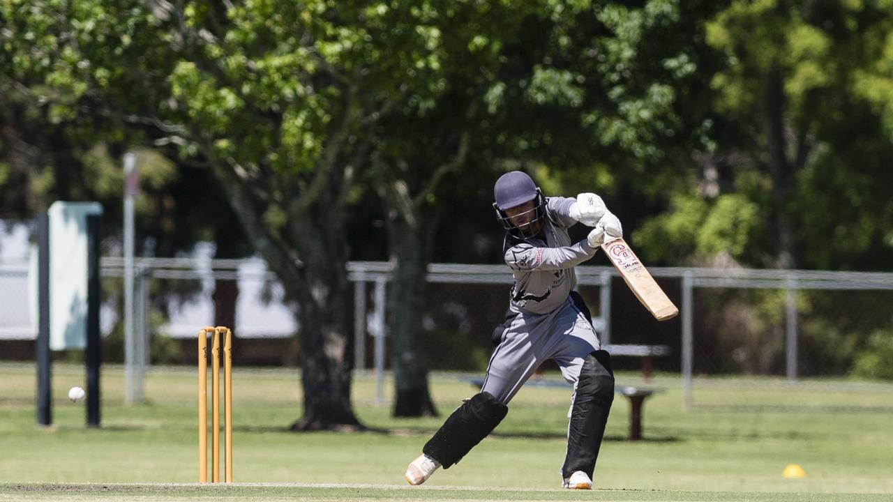 Gurnoor Singh Randhawa bats for Souths Magpies. Picture: Kevin Farmer