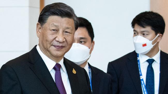 Chinese President Xi Jinping in Bangkok on Friday. Picture: Getty Images