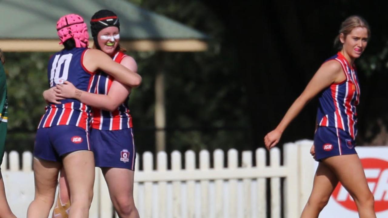 SEA AFL under 17 girls team spirit leaders The Courier Mail