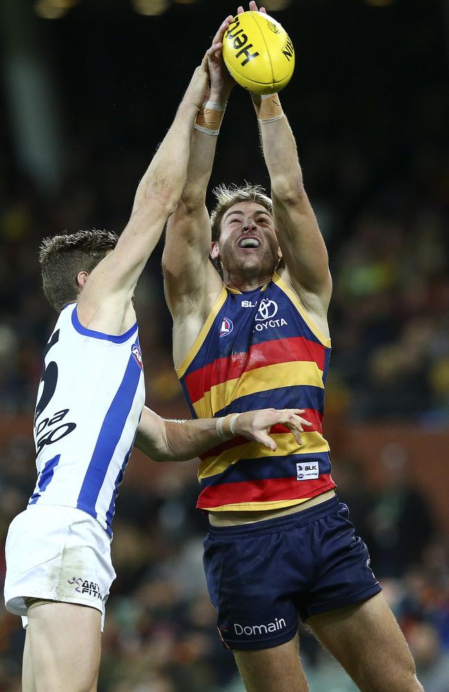 There was little love for defenders at the Brownlow, including Adelaide’s Daniel Talia. Picture: Sarah Reed