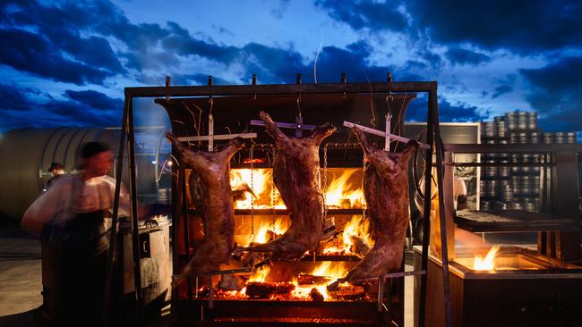 Mona's Heavy Metal Kitchen. Picture supplied by Mona for Dark Mofo Winter Feast 2018. Tasmania. Tourism.