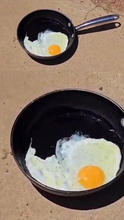 It's eggs-traordinary! SA town cracks heat record