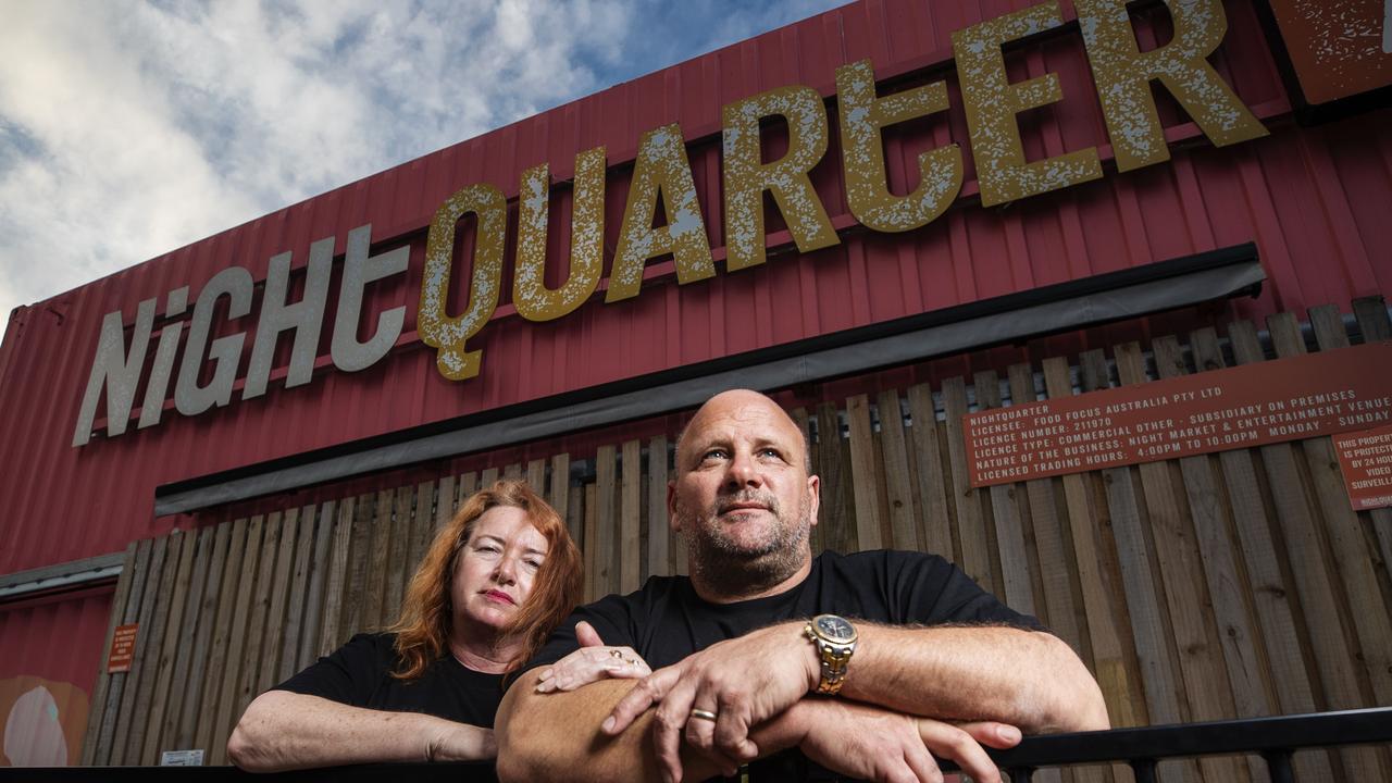 NightQuarter owners Ian Van der Woude and Michelle Christoe closed the venue in November 2022. Picture Lachie Millard