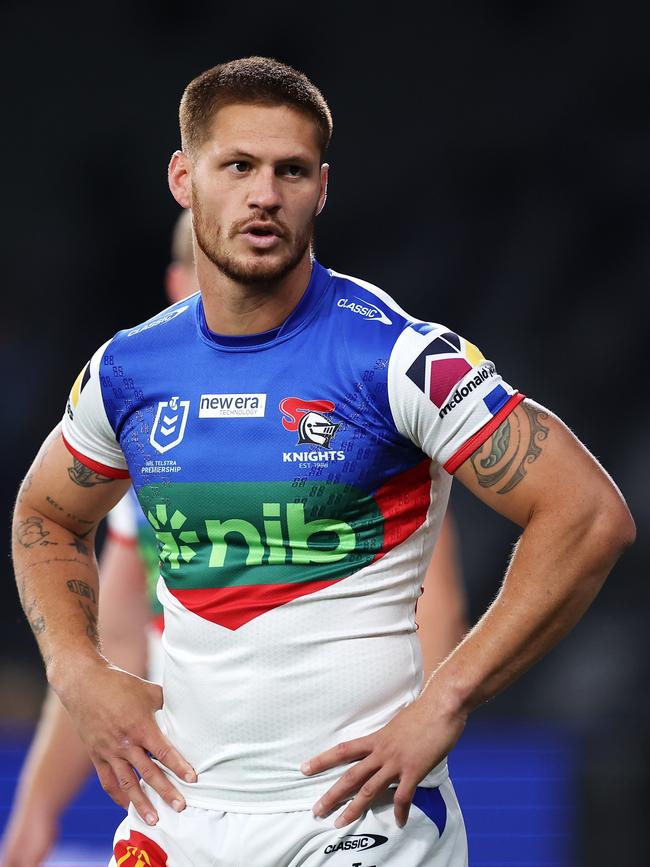 It’s been a tough run for Kalyn Ponga. Photo by Mark Kolbe/Getty Images