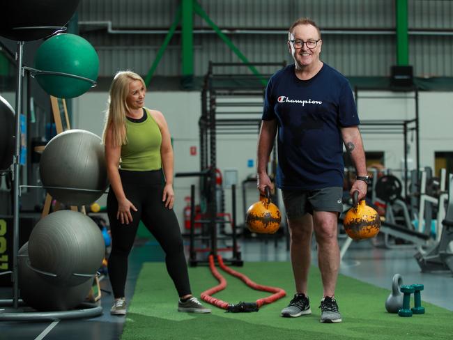 Chris Smith says he detests the gym but will stick with regular workouts. Picture: Justin Lloyd