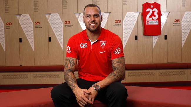 Sydney will look to bring in a star from the Eagles following Lance Franklin’s retirement. Picture: Phil Hillyard