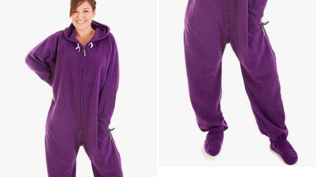 Forever Lazy Footed Adult Onesie. Picture: Amazon