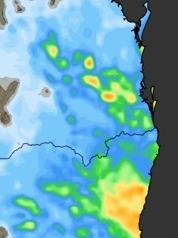 Sunday’s predicated rainfall. Picture: Weatherzone