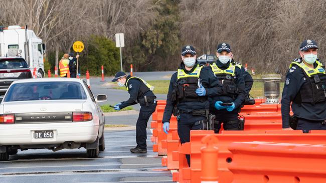 Victoria has tightened its border bubble restrictions. Picture: Simon Dallinger