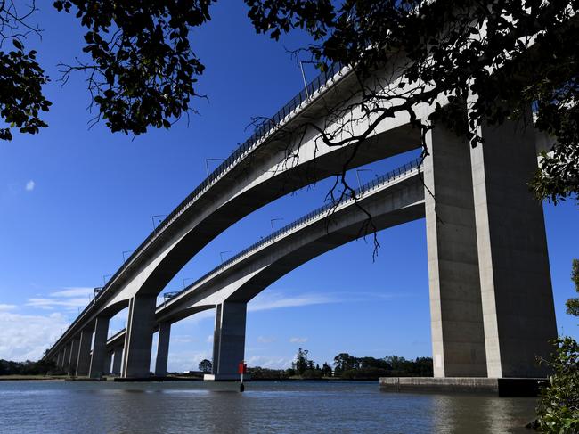 Brisbane’s Gateway Bridge. Picture: AAP Image/Dan Peled