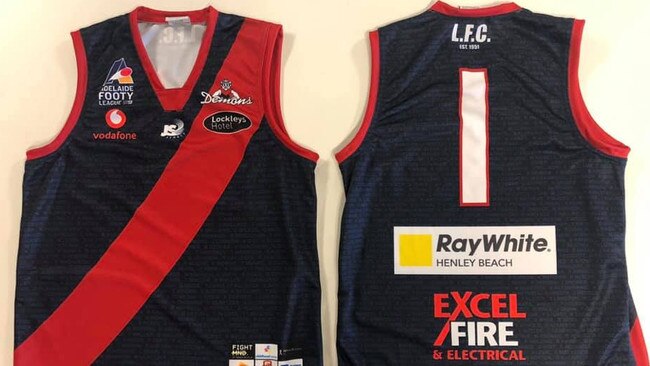 Guernseys featuring the names of every Lockleys A grade premiership player which the Demons will wear on August 17.