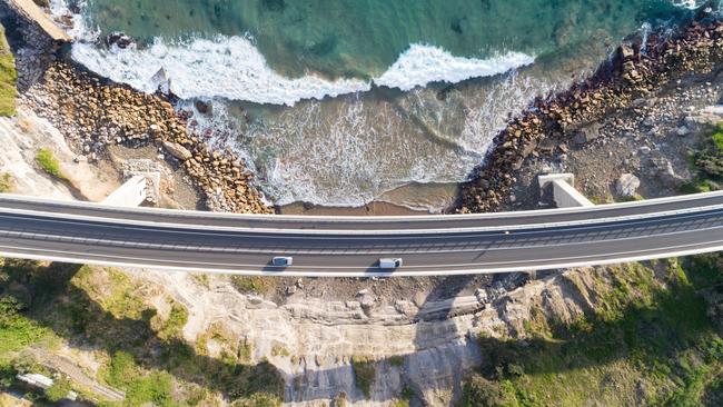 Sea Cliff Bridge at Clifton, NSW.