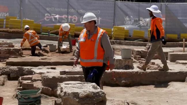 Historic discovery at future Parramatta Metro site