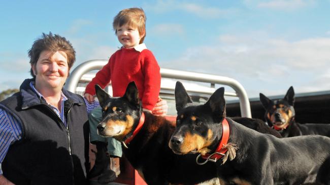 Family ties: Richard Hawker and son Sidney.