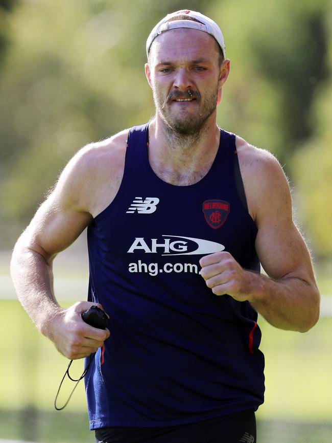 Max Gawn is nearing an AFL return. Picture: Michael Klein