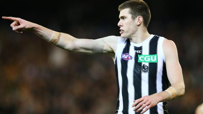 Mason Cox showed he is much more than a novelty at AFL level.