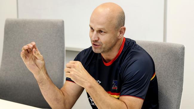 A new era is dawning at Adelaide under coach Matthew Nicks. Picture: Sarah Reed