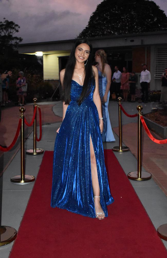 Students arrive at Noosa District State High School formal.