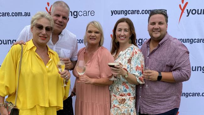 Enjoying their Long Lunch are Caitlin Carlton-Smith of JW Bell, Anthony Ryan CEO of Youngcare, Kirsten Austin of Youngcare, Anna Kerwick from Merlo and Jack Lorimer of Youngcare.