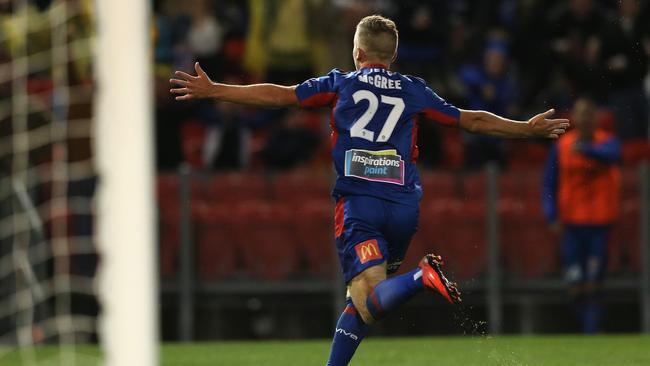 It doesn’t get any better than the goal scored by Riley McGree.