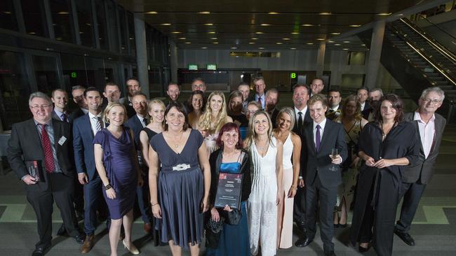 Clarion Award winners at the Brisbane Convention Centre in August 2015. Pictures: Jack Tran