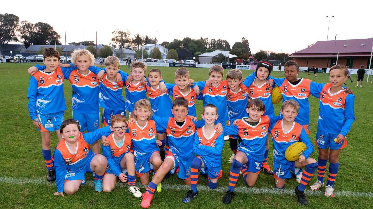 Armstrong Creek Reef Sharks under-9 football team. Picture: Mark Wilson