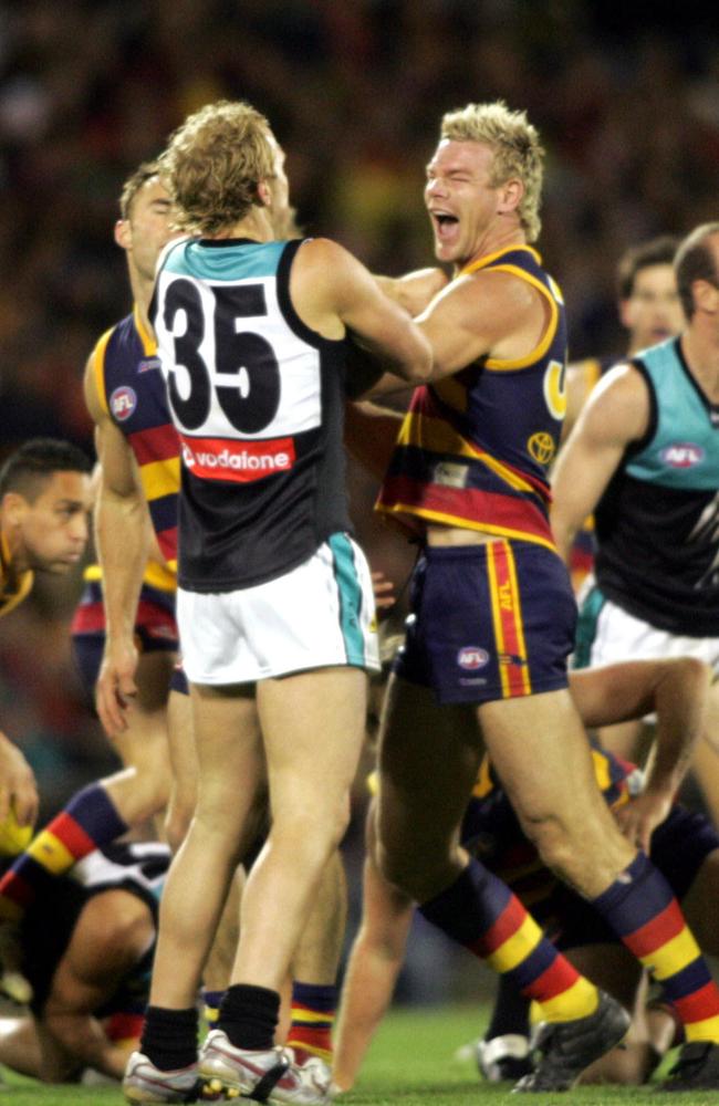 There has been just one Showdown during AFL finals — the “Chad Cornes dream Showdown” that ended Port Adelaide’s premiership defence in 2005. This season seems to deserve a third Showdown to be a tie-breaker after a 1-1 count in the derbies this year.