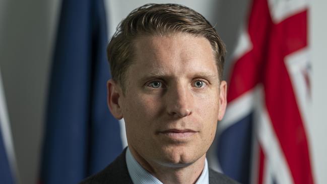 Assistant Defence Minister Andrew Hastie. Picture: Martin Ollman