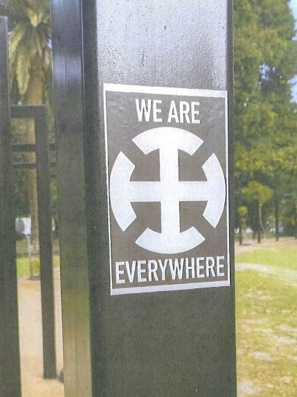 Another neo-Nazi symbol that was distributed.