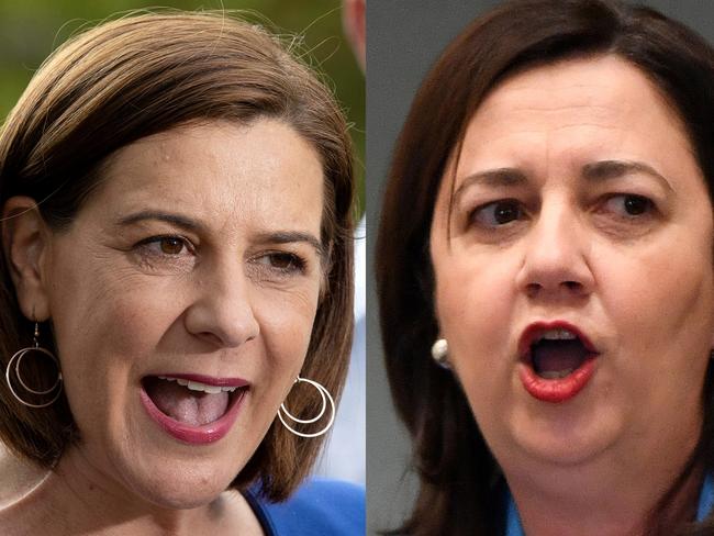 Composite image of Deb Frecklington and Annastacia Palaszczuk for thumbnail