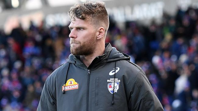 Jake Stringer was shocked by Bulldogs’ decision to dump him. Picture: AAP