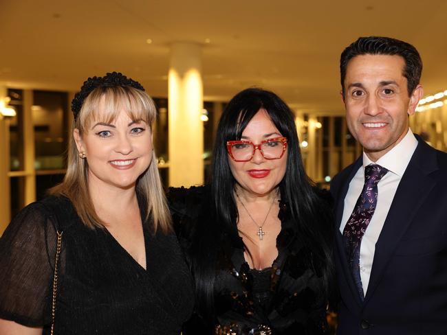 Tegan Crisafulli, Sonia Stradiotto and David Crisafulli at the Sonia Stradiotto Couture 35th Anniversary Charity Runway Show 2024 for Gold Coast for Gold Coast at Large. Picture, Portia Large.