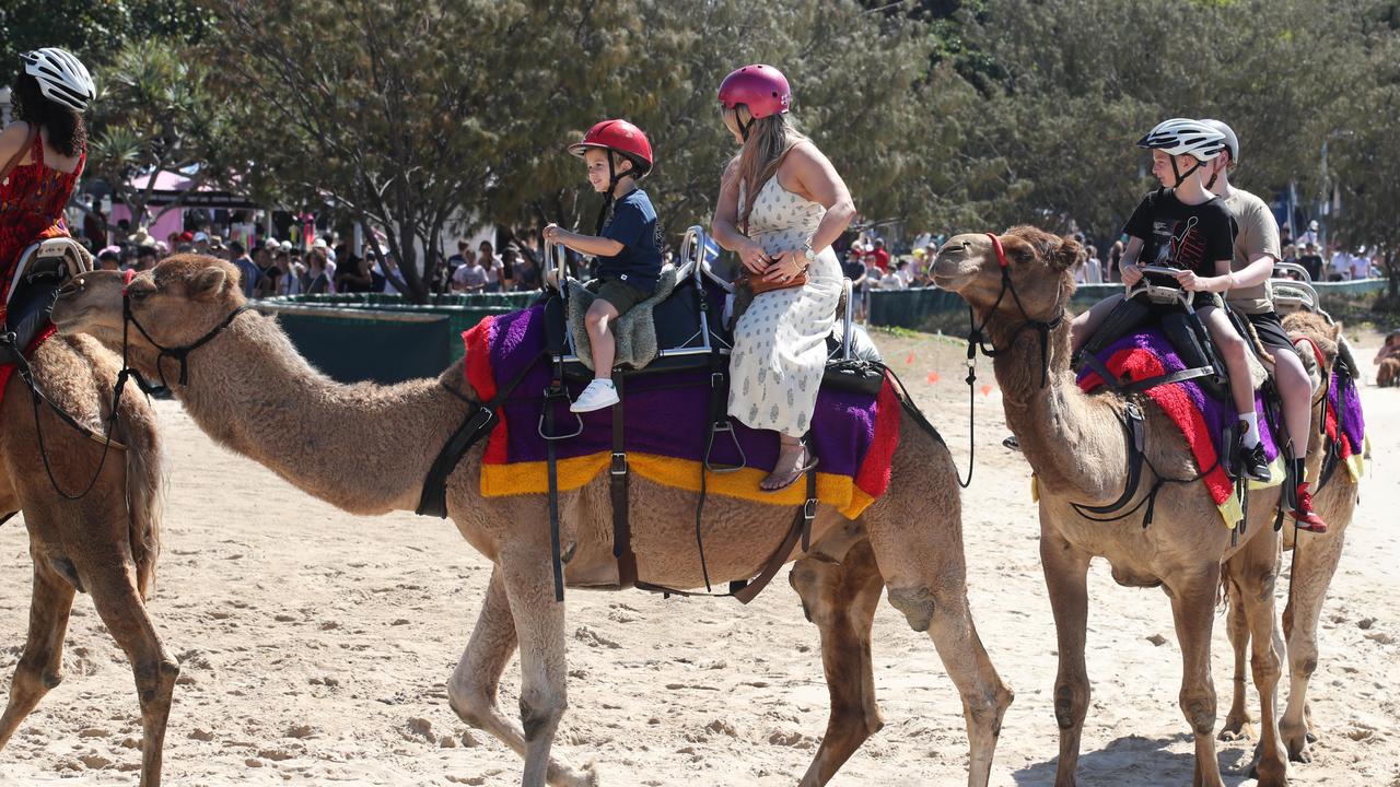 Huge crowds for the first day of the Gold Coast Show. Picture: Glenn Hampson