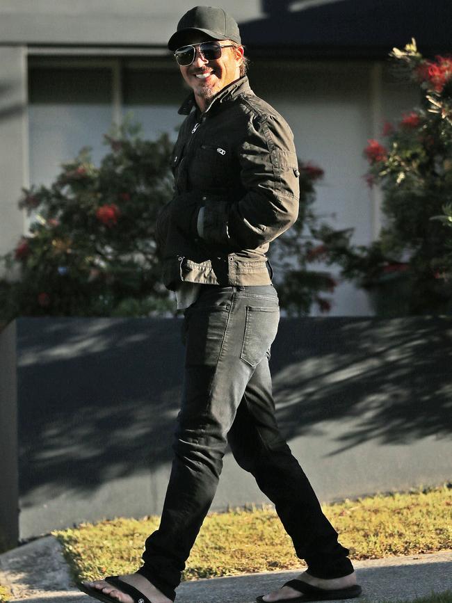 John Ibrahim on another occasion at his Dover Heights home.