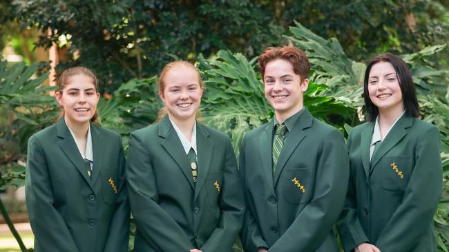 Alexandra Hills State High School leaders Hannah Buckley, Zoe Bodle, David Goddard and Chelsea Clarke. Photo – contributed.