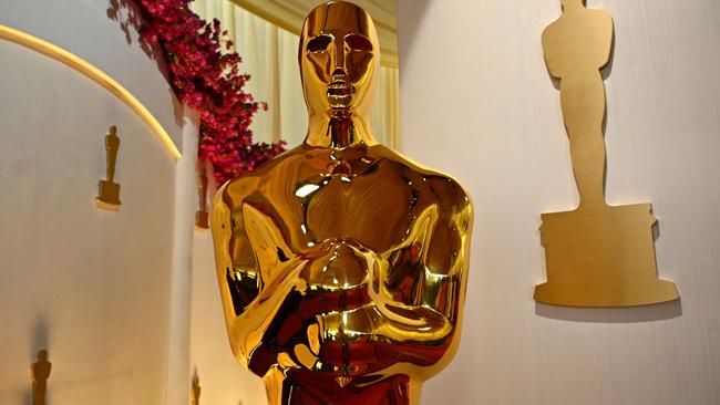 An Oscar statue is pictured at the red carpet of the 96th Annual Academy Awards at the Dolby Theatre in Hollywood, California on March 9, 2024. Picture: Pedro Ugarte/AFP