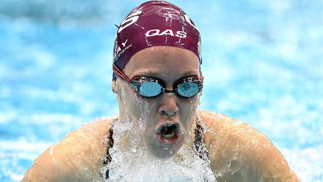Ella Ramsay this week at the Australian Swimming Championships. (Photo by Quinn Rooney/Getty Images)