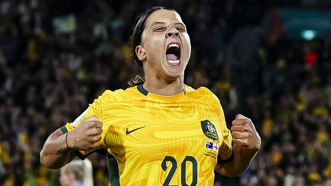 Sam Kerr and the Matildas took over Australian sport in 2023. (Photo by Daniela Porcelli/Eurasia Sport Images/Getty Images)