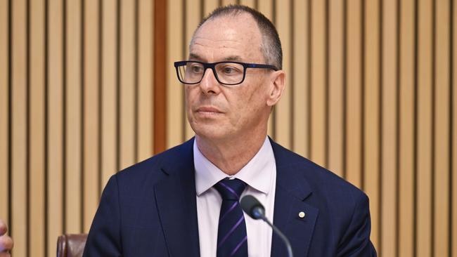 Acting Electoral Commissioner Jeff Pope urged voters to exercise ‘scepticism’ of over what they ‘see hear or read’. Picture: NewsWire / Martin Ollman