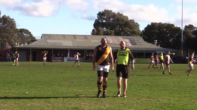 Ferras Merhi was red carded for the punch which left Dunn with a broken jaw.