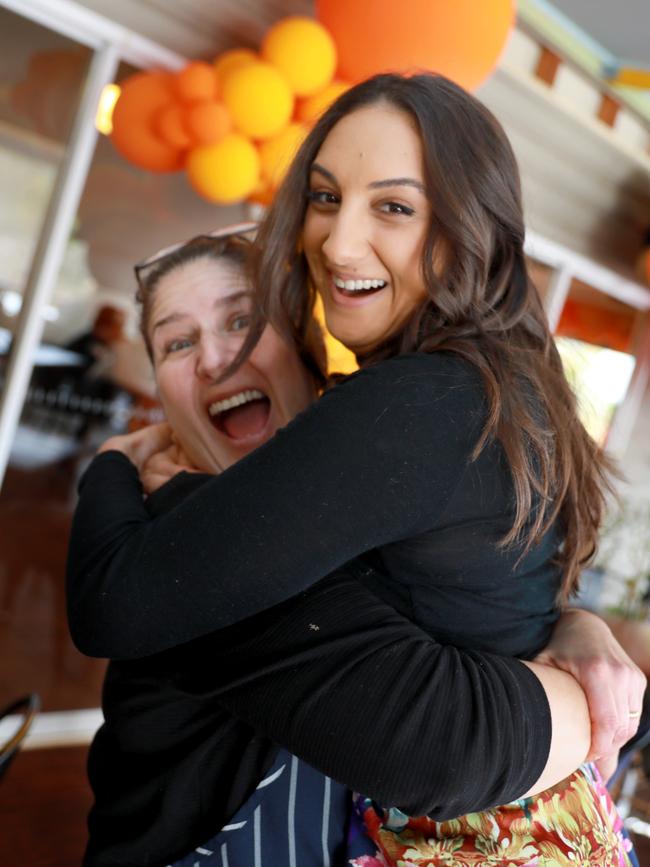 Wild Pear Cafe owner Lorraine Solomon with her star niece Larissa Takchi. Picture: Angelo Velardo