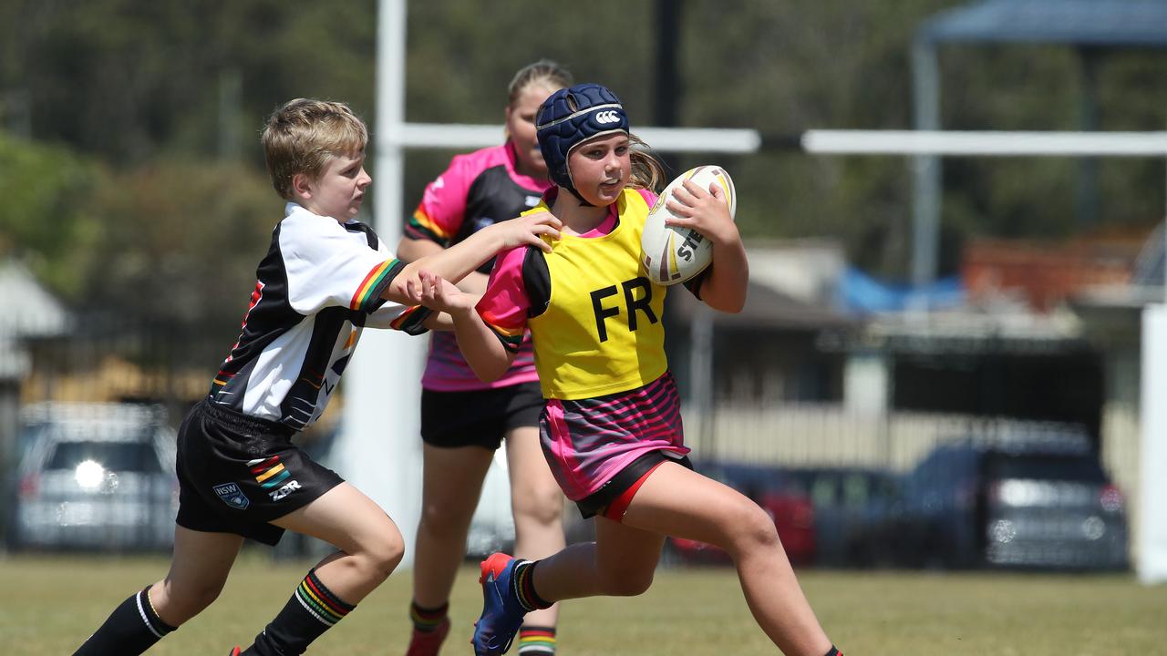 Rylee Cash has been playing football for years on the Central Coast. Picture: David Swift