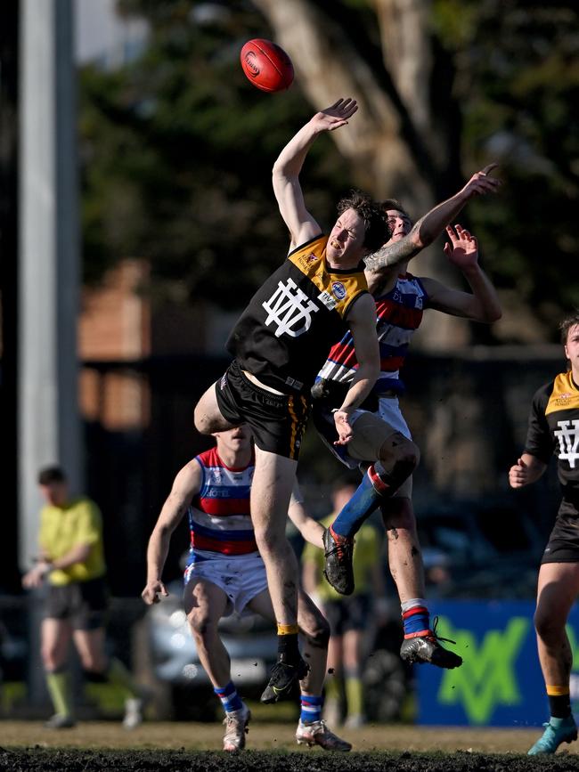 Werribee Districts’ Benjamin McMahon. Picture: Andy Brownbill