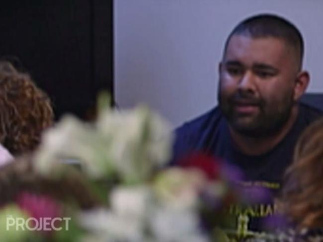 Screenshot from Channel Ten's The Project. Dylan Hafertepen has put forward a defamation claim over their report into apparent BSDM master whose partner (Jack Chapman) died after having silicone injected into his scrotum. Pictured is Dylan Hafertepen Picture: Channel 10