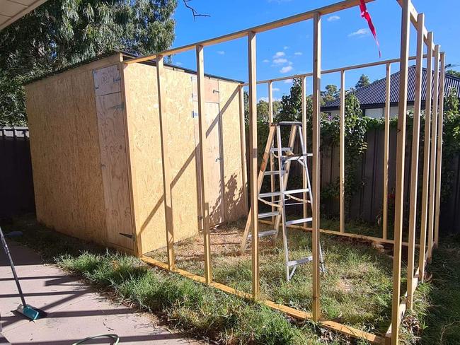 Samira Fateh said she paid $4700 for construction of a pigeon loft outside her home. Picture: Supplied