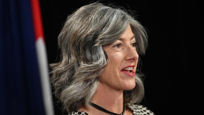 South Australian chief public health officer Professor Nicola Spurrier has been buoyed by the state’s response to the coronavirus crisis. Picture: David Mariuz/AAP