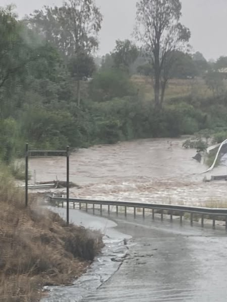 The Lockyer Valley town of Laidley has been hit by significant flooding due to the after-effects of ex-Tropical Cyclone Alfred.